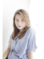 ラクシア(LUXIA)&nbsp;ナチュラルかきあげストレートスタイル