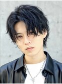 波巻きパーマメンズツイストスパイラルパーマツーブロック