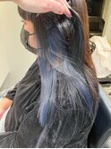 インナーカラー/ネイビーブルー