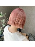 ハイトーン×パツっとボブ