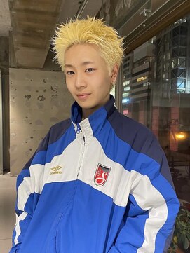 ロジ(loji) 無造作ハイトーンスパイキーショート