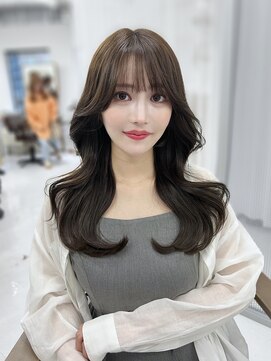 ハピネス 梅田茶屋町店(HAPPINESS) 韓国くびれロング レイヤーオルチャン小顔前髪 艶髪