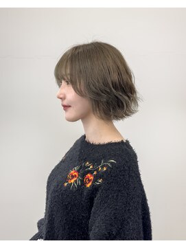 ゴウトゥデイ 横須賀店(GO TODAY) 切っぱなしボブ / オリーブカラー