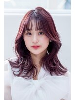 ビハインドザカーテン(BEHIND THE CURTAIN)&nbsp;モテ髪小顔くびれヘア[カールセミディシアーカラー姫カット]