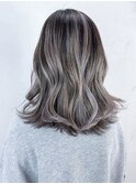 ニュアンスカラーブルーシルバーグレージュカラー_ba497721