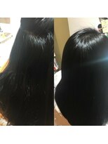 サファイア(SAPPHIRE) エアーストレートのビフォーアフター(*'▽')