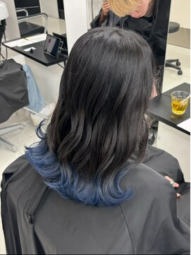 アライブ ハラジュク(ALIVE harajuku) 【ALIVE 夕貴】ブルーグラデーションカラー