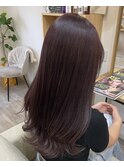 髪質改善ピンクグレージュ
