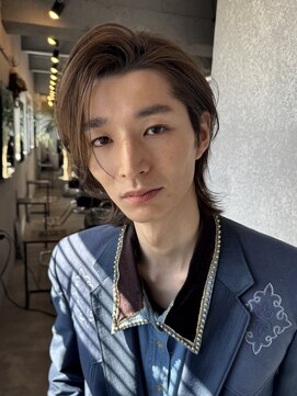 サニーサイドサロン(SUNNY SIDE SALON) メンズミディアム/センターパート/サイドパート/たまプラーザ