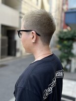 サロン ハナノ(Salon Hanano) バズカットボウズ明るめオリーブグレージュ刈り上げショート