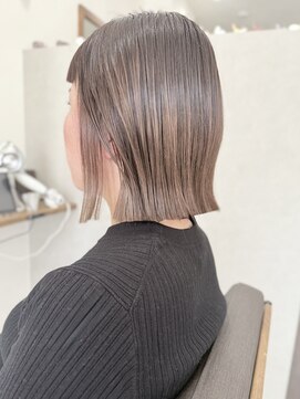 スピラ(SPiRA) 【切りっぱなしボブ】ナチュラル★ベージュグラデーション