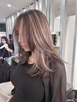 キング 枚方店(K!ng)&nbsp;縮毛矯正髪質改善ハイライトレイヤーカット枚方美容室エクステ