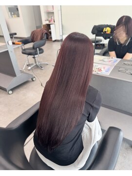 ガルボヘアー 桟橋店(garbo hair) 髪質改善 くせ毛 ストレート 縮毛矯正 艶髪 ロング 湿気対策