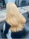 15102ホワイトアッシュ抜きっぱなしブリーチホワイトブロンド