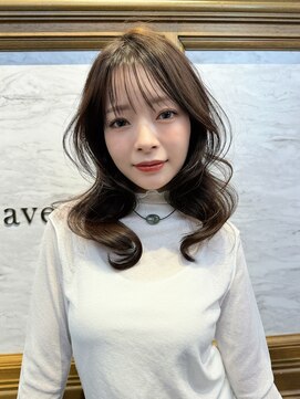 ロンドアベニール 北千住(Lond avenir) くびれヘア/顔周り/韓国/レイヤーカット/黒髪/ロング/前髪北千住