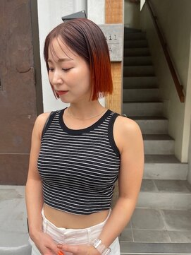 カンナ オーガニック ヘアデザイン(CANNA ORGANIC & HAIR DESIGN) デザインカラーボブ