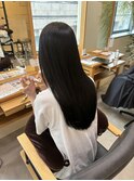 地毛風なのにおしゃれ！酸性ストレート×暗髪