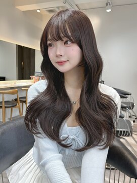 ロンドリメゾン 原宿(Lond re Maison.) 暗めカラー/韓国レイヤー/マロンベージュ/くすみベージュ/原宿