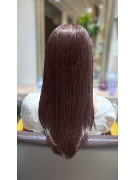 ヘアーズファイン(hair's fine) ◎透明感ココアブラウンロング×ブリーチなしで大人艶髪