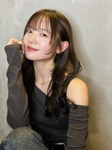 ブローチェアヴェダ 顔まわりレイヤー［郡山美容室/郡山駅前/ナチュラルカラー］