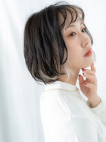 カバーヘア ブリス 志木南口駅前店(COVER HAIR bliss)&nbsp;韓国インナーカラー抜け感ボブパーマ//志木20代30代