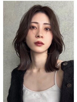 ラフ バイ マグ 南松本(R.A.F. by Mag) ◎小顔ミディアムレイヤー×韓国風くびれヘア