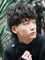 テン 心斎橋(tenn.)&nbsp;難波シャドウパーマツイストスパイラルパーマツーブロックウルフ