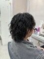 ヘアーズ ベリー 下白水店(hairs BERRY)&nbsp;無造作ウェーブの抜け感パーマスタイル