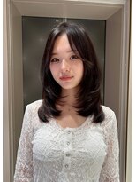 ロンドシェリ 仙台(Lond Cheri)&nbsp;レイヤーカットハッシュカット髪質改善縮毛矯正顔周り仙台
