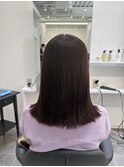 ピンクブラウンボブ