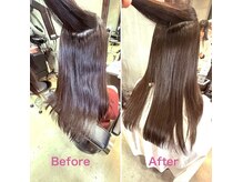 ディジュ ヘア デザイン 牛田店(Didju hair design)の雰囲気(髪質改酸性ストレートで艶ツヤな髪へ!毎日のお手入れが楽に!)