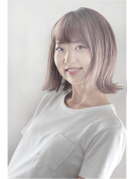 モッズヘア 青葉台店 ピンクベージュ系で透け感アップ♪