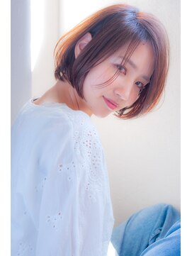 エルフォ(elfo) 【elfo】簡単スタイリング!ナチュラルな大人シンプルボブ