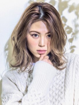 カナン 銀座(CANAAN) オトナ　オシャレなロブヘアで毛先パーマ風仕上げ