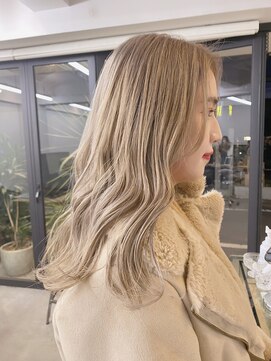 フラム 渋谷(flamme) 【flamme】creamy blonde