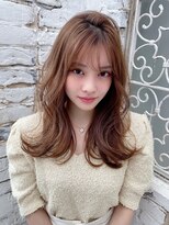 ロンド フィーユ(Lond fille)&nbsp;韓国風くびれロングヘア×シナモンベージュカラー