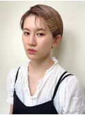 浴衣にも合うショートヘアアレンジ