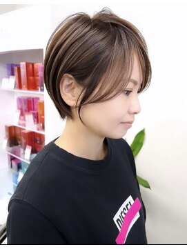 ジルブラン 錦糸町(JIL BLAN) 大人可愛い丸みショートデザインハイライトオージュア【錦糸町】