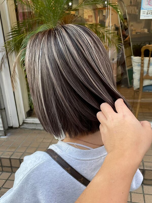 2025年-2026年冬】ブラウン メッシュの髪型・ヘアアレンジ｜人気順