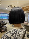 ミニボブブルーブラック