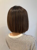 スタジオ アルファプラス 日暮里店(studio α+)&nbsp;30代40代50代◎大人ナチュラルワンレンレイヤーボブ　日暮里
