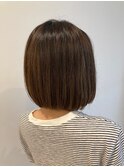 30代40代50代◎大人ナチュラルワンレンレイヤーボブ 日暮里
