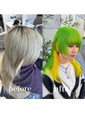 ○姫ウルフカット×デザインカラー○