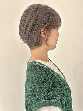 コト 福井大和田店(coto) 福井　大和田　ショートボブ　丸みショート　アッシュグレージュ