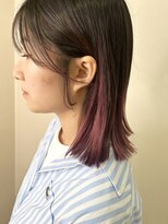 イーストハムヘッドショップ(EAST HAM head shop) ミディアムボブ/裾カラーピンク