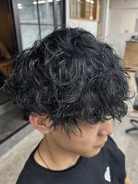 アルモ ヘア フア 東静岡(ALMO hair HUA) 波巻きスパイラルパーマ