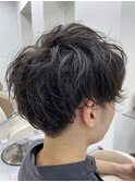 パーマ風メンズカット