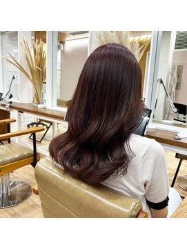 ループ(LOOP) ブリーチなしのピンクカラー