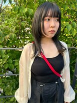 ツイギー 宮西店(TWiGGY) ナチュラルウルフヘアにダークアッシュ