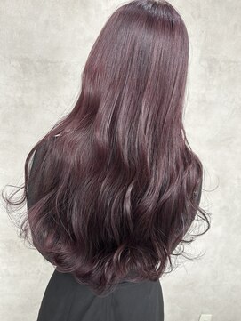 ルノン(LUNON) ピンクラベンダー/ブリーチ/ダブルカラー/艶髪